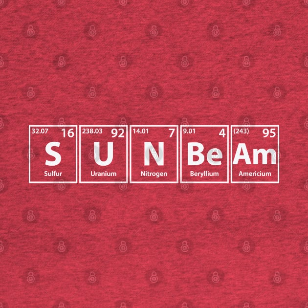 Sunbeam (S-U-N-Be-Am) Periodic Elements Spelling by cerebrands